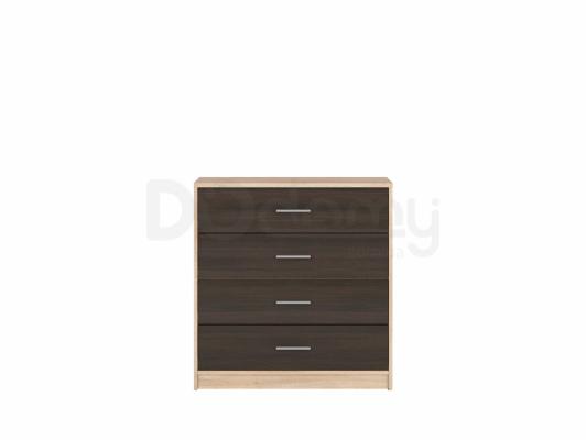 Комод BRW NEPO KOM4S Дуб сонома/Венге, фото 1