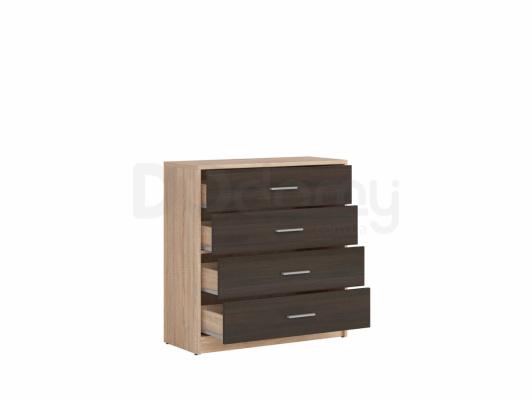 Комод BRW NEPO KOM4S Дуб сонома/Венге, фото 2