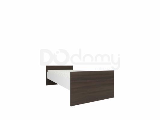 Ліжко BRW NEPO LOZ/90 A (BEZ WKŁADU, BEZ MATERACA) Венге/білий мат, фото 1