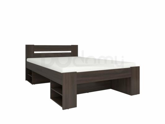 Кровать BRW NEPO LOZ 3S (BEZ WKŁADU, BEZ MATERACA) Венге, фото 1