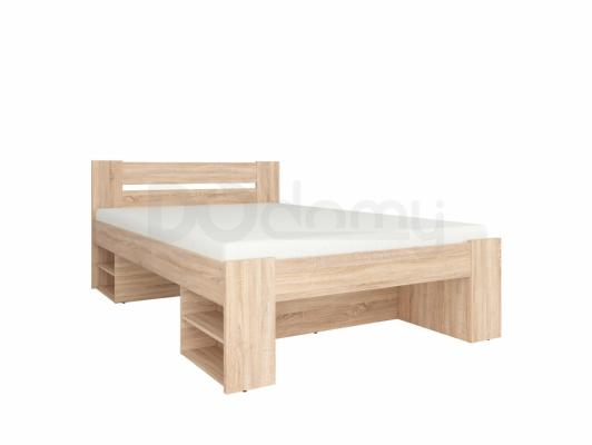 Кровать BRW NEPO LOZ 3S (BEZ WKŁADU, BEZ MATERACA) Дуб сонома, фото 2