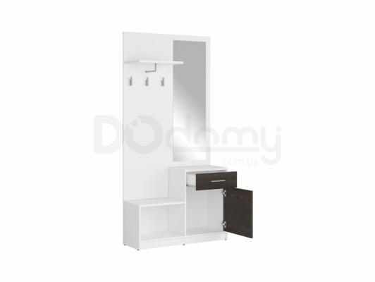 Прихожая BRW NEPO PPK Венге/Белый мат, фото 2