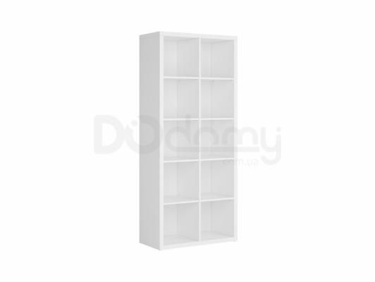 Книжный шкаф BRW NEPO REG/19/8 Белый, фото 2