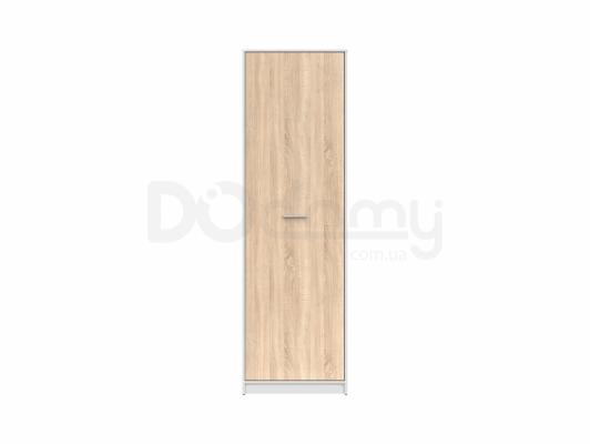 Книжный шкаф BRW NEPO REG1D Белый/Дуб сонома, фото 1