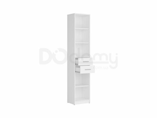 Книжный шкаф BRW NEPO REG2S/40 Белый, фото 2