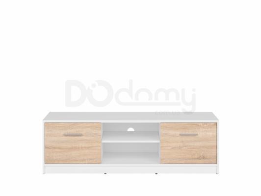 Тумба под телевизор BRW NEPO RTV2D Белый/Дуб сонома, фото 1