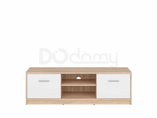 Тумба під телевізор BRW NEPO RTV2D дуб сонома/білий, фото 1