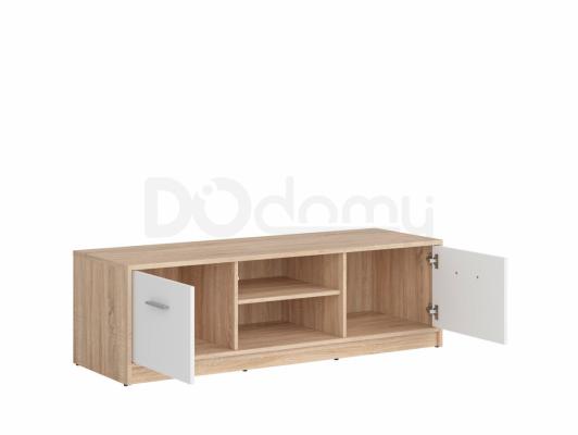 Тумба під телевізор BRW NEPO RTV2D дуб сонома/білий, фото 2