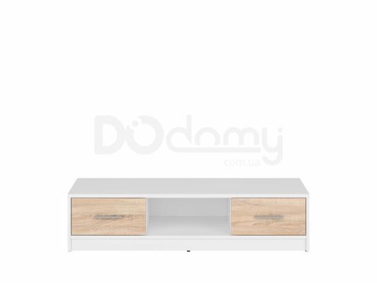 Тумба під телевізор BRW NEPO RTV2S білий/дуб сонома, фото 1