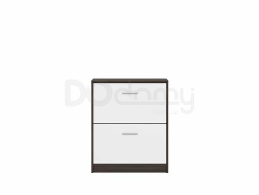 Шкафчик для обуви BRW NEPO SFB2K2 Венге/Белый мат, фото 1