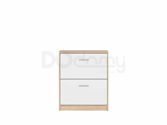 Шкафчик для обуви BRW NEPO SFB2K2 Дуб сонома/Белый, фото 1