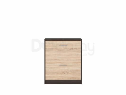 Шкафчик для обуви BRW NEPO SFB2K2 Венге/Дуб сонома, фото 1