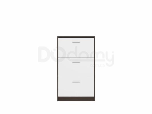 Шафка для взуття BRW NEPO SFB3K Венге/білий мат, фото 1