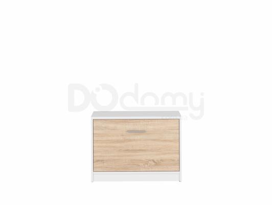 Шкафчик для обуви BRW NEPO SFK1K Белый/Дуб сонома, фото 1