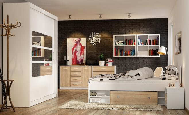 Полка BRW NEPO SFW/8/8 Белый, фото 2