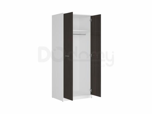 Шкаф BRW NEPO SZF2D Белый/Венге, фото 2