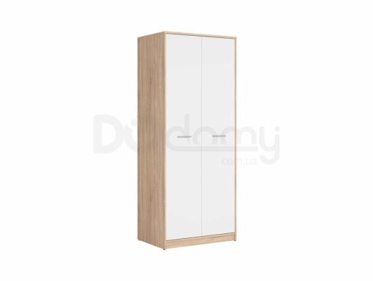 Шкаф BRW NEPO SZF2D Дуб сонома/Белый, фото 1