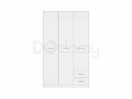 Шкаф BRW NEPO SZF3D2S Белый, фото 1
