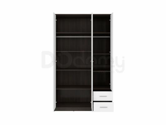 Шафа BRW NEPO SZF3D2S Венге/білий мат, фото 3