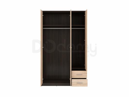 Шафа BRW NEPO SZF3D2S Венге/дуб сонома, фото 2