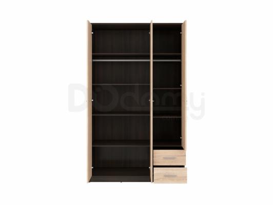 Шафа BRW NEPO SZF3D2S Венге/дуб сонома, фото 3