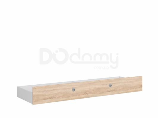 Висувний ящик для ліжка BRW NEPO SZU (OPCJA DO ŁÓŻKA LOZ/90A) білий/дуб сонома, фото 1