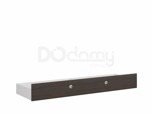 Висувний ящик для ліжка BRW NEPO SZU (OPCJA DO ŁÓŻKA LOZ/90A) білий/Венге, фото 1