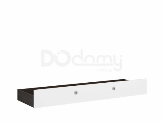 Висувний ящик для ліжка BRW NEPO SZU (OPCJA DO ŁÓŻKA LOZ/90A) Венге/білий мат, фото 1