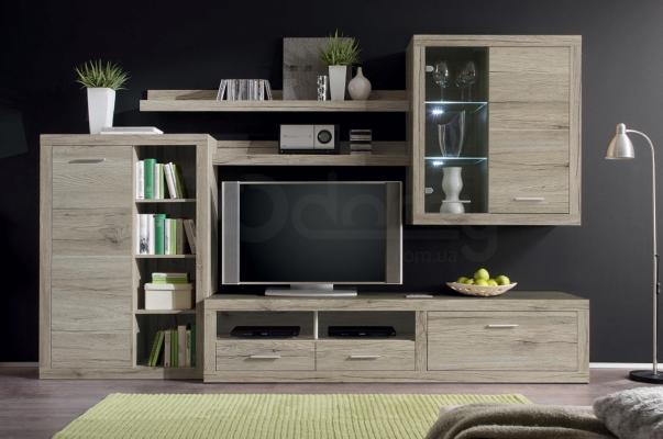 Стінка BRW CANCAN CANCAN 1 дуб сан ремо, фото 1