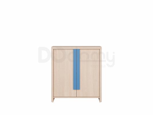 Шкафчик BRW CAPS KOM2D Светлый дуб belluno / Синий, фото 1