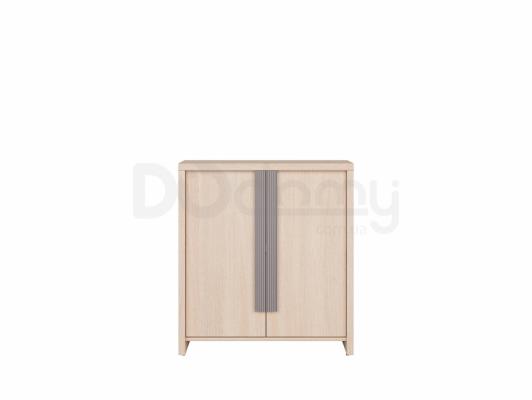 Шкафчик BRW CAPS KOM2D Светлый дуб belluno / Серый, фото 1