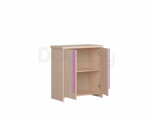 Шкафчик BRW CAPS KOM2D Светлый дуб belluno /Розовый, фото 2