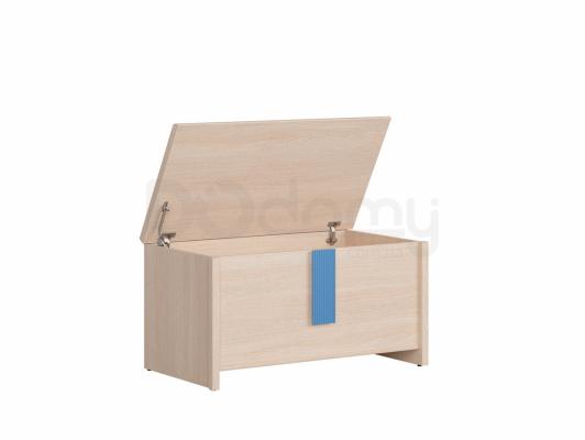 Корпусный BRW ящик CAPS KUF Светлый дуб belluno / Синий, фото 2
