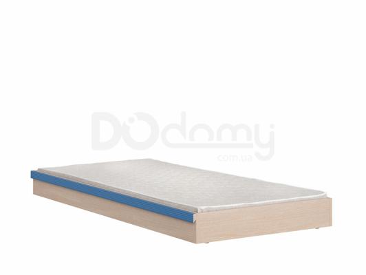 Кровать нижняя BRW CAPSLOZ_85D (z materacem, bez wkładów) Светлый дуб belluno / Синий, фото 1