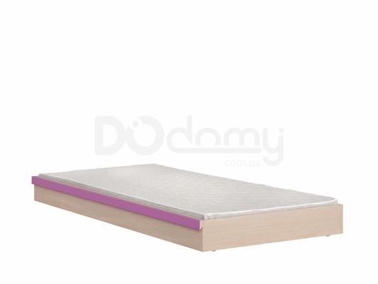 Кровать нижняя BRW CAPSLOZ_85D (z materacem, bez wkładów) Светлый дуб belluno / Розовый, фото 1