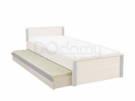 Ліжко нижнє BRW CAPS LOZ_85D (z materacem, bez wkładów) Світлий дуб belluno / Сірий, фото 2