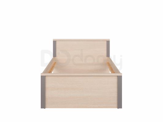 Ліжко BRW CAPS LOZ_90 (bez materaca, bez wkładów) Світлий дуб belluno / Сірий, фото 1