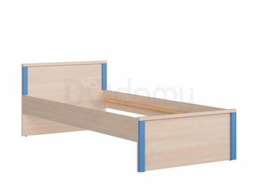 Кровать BRW CAPS LOZ_90 (bez materaca, bez wkładów) Светлый дуб belluno / Синий, фото 2