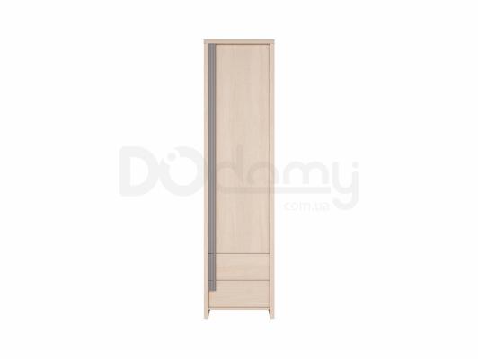 Шкаф BRW CAPS REG1D2S Светлый дуб belluno / Серый, фото 1