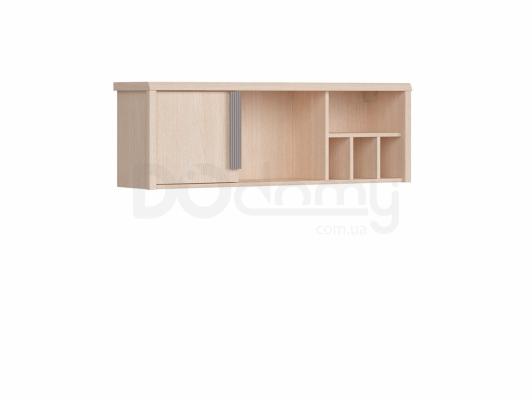 Полиця BRW CAPS SFW1D_120 Світлий дуб belluno / Сірий, фото 1