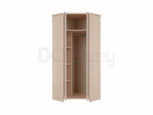 Шкаф BRW CAPS SZFN2D Светлый дуб belluno / Серый, фото 2