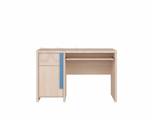 Письменный стол BRW CAPS BIU_120 Светлый дуб belluno / Синий, фото 1