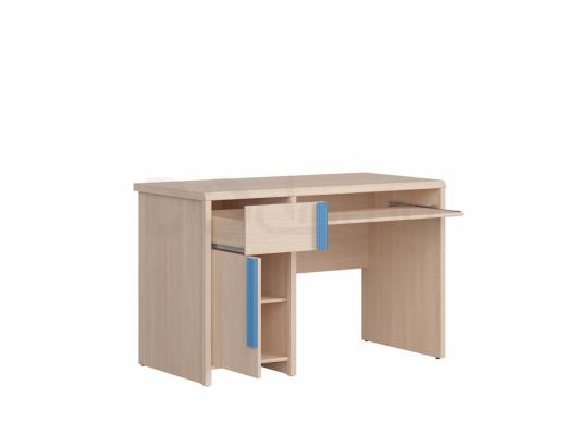 Письменный стол BRW CAPS BIU_120 Светлый дуб belluno / Синий, фото 2