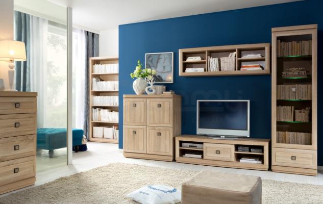 Книжкова шафа BRW OREGON REG/90 дуб сонома, фото 2