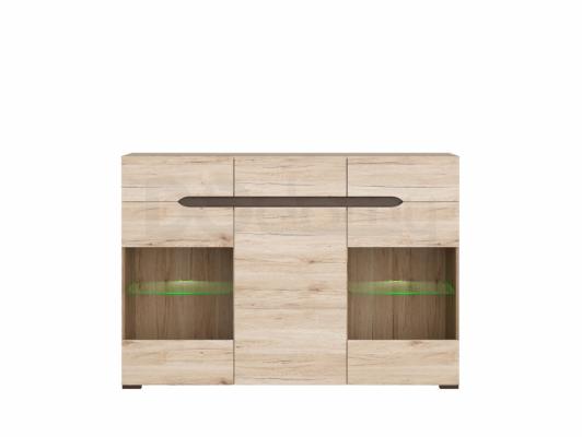 Комод BRW ELPASSO KOM2W1D3S дуб сан ремо, фото 1