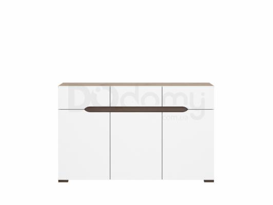 Комод BRW ELPASSO KOM3D3S дуб сан ремо/білий, фото 1