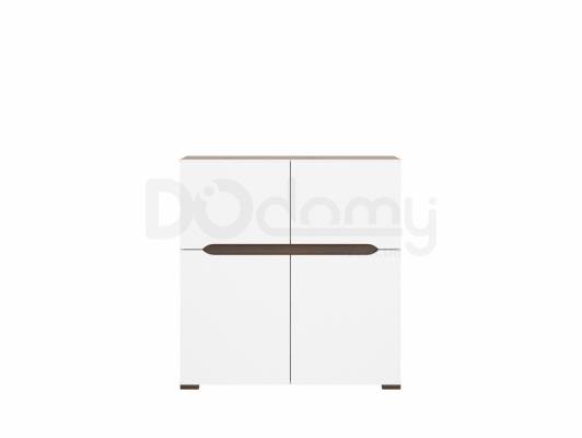 Комод BRW ELPASSO KOM4D Дуб сан ремо/Белый, фото 1