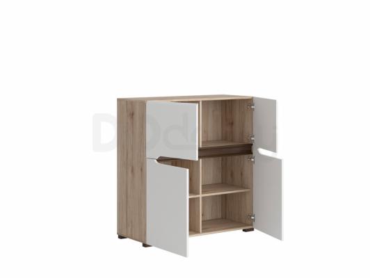 Комод BRW ELPASSO KOM4D Дуб сан ремо/Белый, фото 2