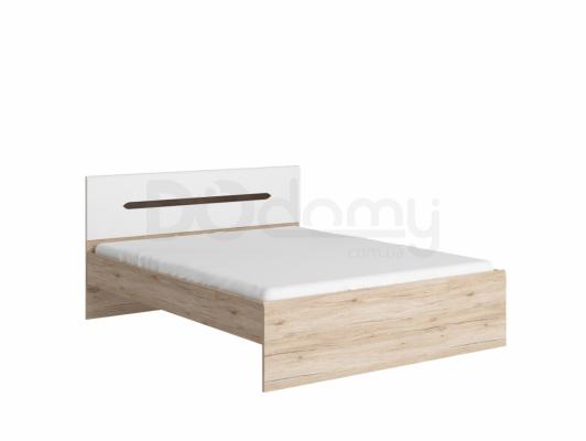 Ліжко BRW ELPASSO LOZ/160 дуб сан ремо / білий, фото 2