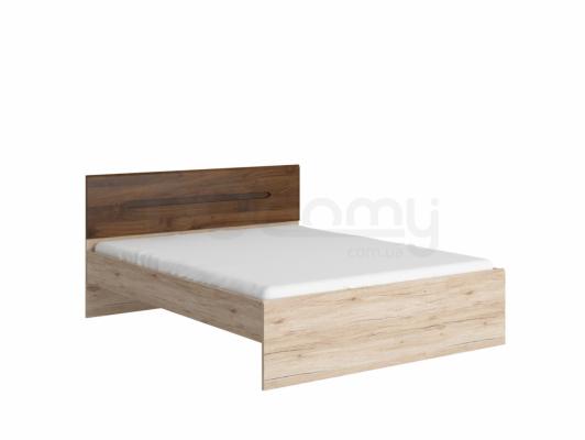 Кровать BRW ELPASSO LOZ/160 Дуб сан ремо / Орех, фото 2